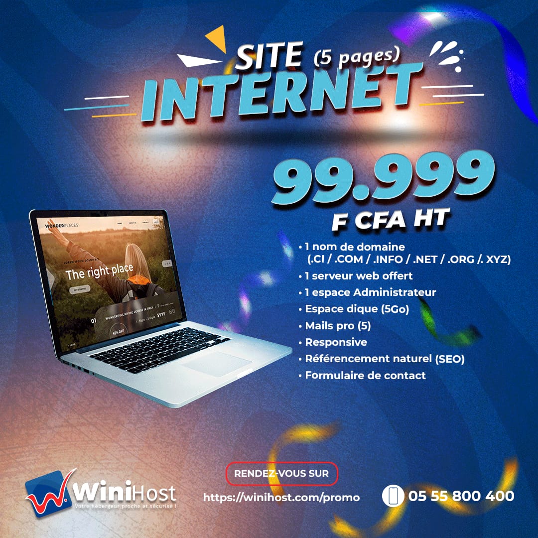 Site internet 5 pages